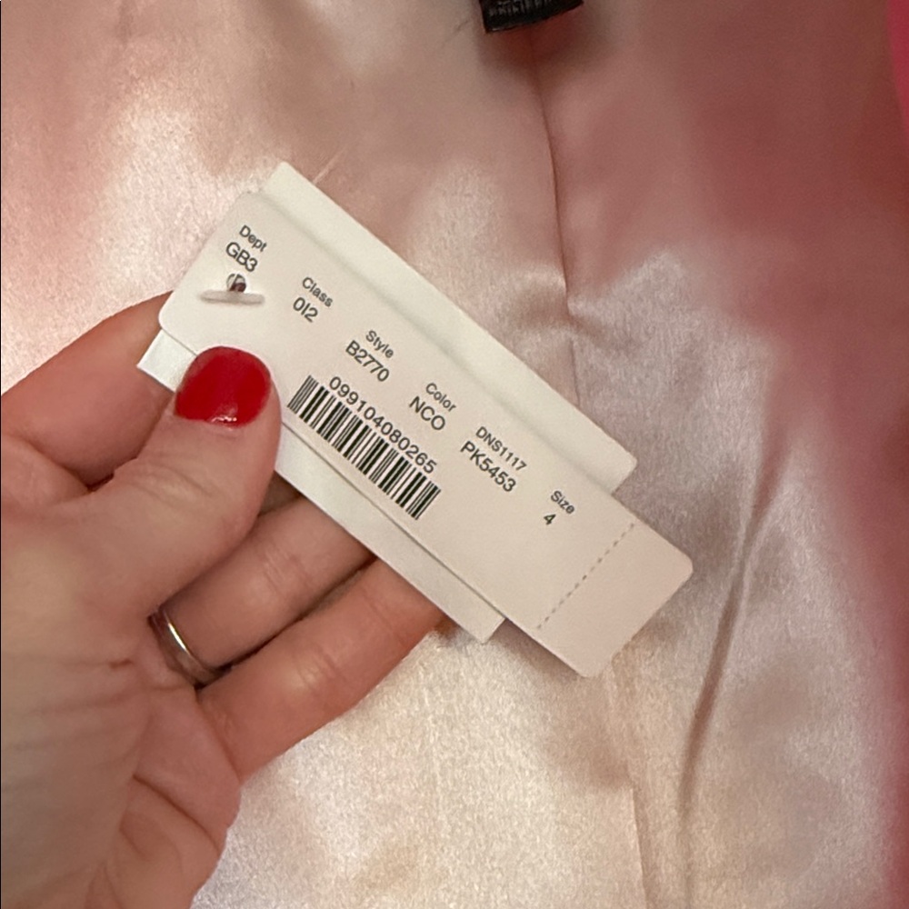 J. Crew Pink Trench Coat - Picture 3 of 3
